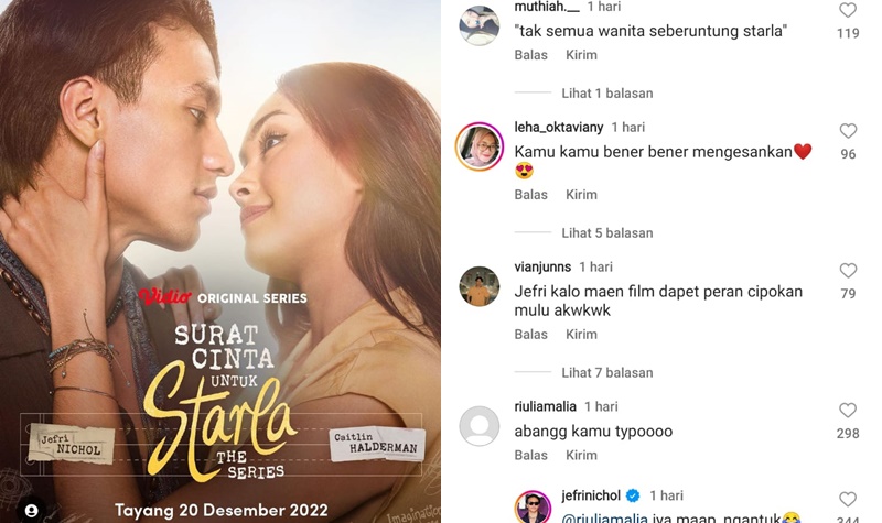 Jefri Nichol Pamer Video Ciuman dengan Caitlin Halderman, Netizen: Benar-benar Mengesankan 2 Lampiran Gambar