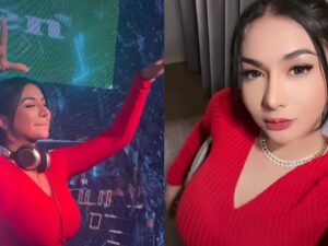 Siva Aprilia hebohkan jagat maya dengan unggahannya yang mengenakan baju seksi berwarna merah sembari memamerkan tatapan manjanya