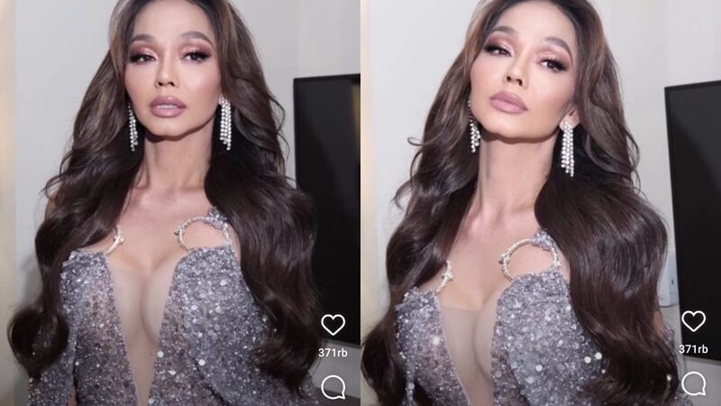 Foto seksi Bunda Corla yang mengenakan dress terbuka dan belahan dada yang aduhai mencuri perhatian warganet dan menuai komentar.