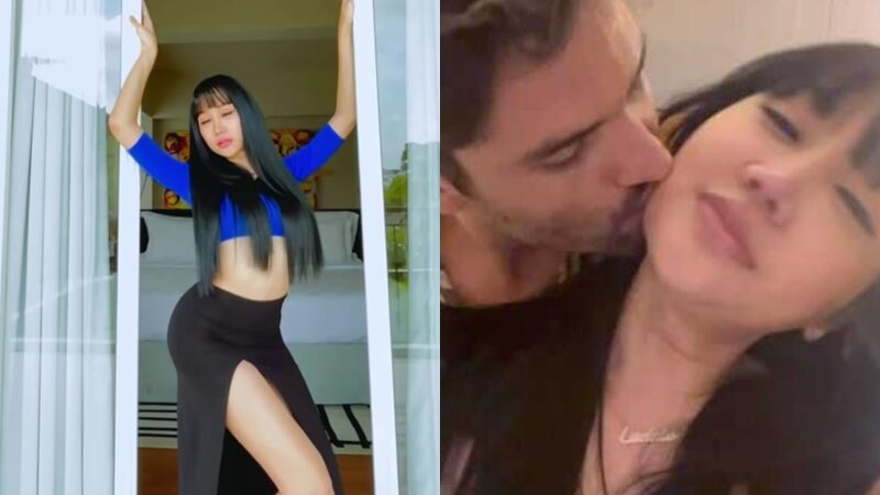 Lucinta Luna hebohkan jagat maya dengan unggahan sebuah video bercumbu dengan bule yang diduga kini menjadi kekasih Lucinta Luna.