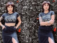 Cekricek.id – Awkarin berhasil menyorot perhatian netizen dengan unggahan terbaru yang dibagikan di akun media sosialnya baru-baru ini. Dari foto-fotonya, dia terlihat mengenakan setelan ala cewek metal dengan gaya rambut mullet tapi seperti mangkok pada bagian atasnya.