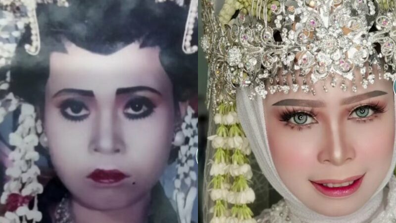 Cekricek.id – Bagaimana jadinya, jika seorang pengantin dirias oleh penata rias yang sudah bekerja dari tahun 90-an? Mengingat gaya make up pada zaman itu memiliki gaya yang berbeda tentu banyak yang penasaran akan seperti apa hasilnya.