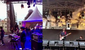 Cekricek.id – Fiersa Besari membagikan pengalaman tak menyenangkan saat tampil bernyanyi di atas panggung. Saat sedang asyik melantunkan sebuah lagu, tiba-tiba saja asap hitam mengepul karena lighting beserta genset untuk panggungnya korslet dan meledak.