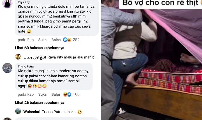 Tradisi Unik, Aksi 'Wikwik' Malam Pertama Pengantin Baru di Tempat Ini Wajib Disaksikan Langsung Karib Kerabat 2 Lampiran Gambar
