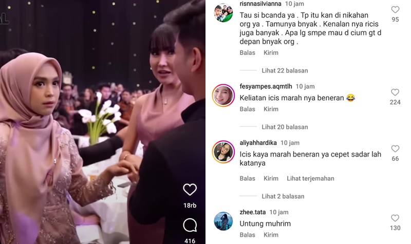 Lucinta Luna Cium Mesra Teuku Ryan, Ria Ricis: Semoga Cepat Sadar 2 Lampiran Gambar