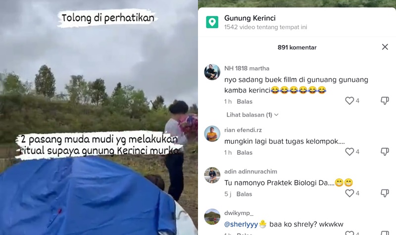 Viral, 2 Pasang Muda Mudi Terciduk Mesra di Dalam Kemah Siang Hari 2 Lampiran Gambar
