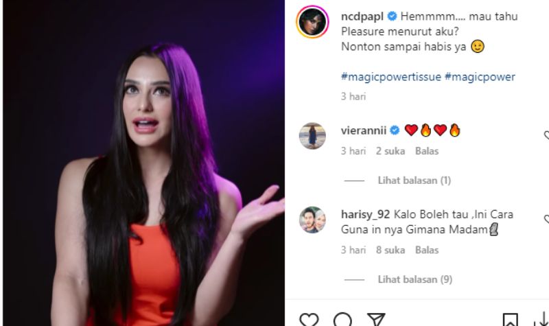 Promosikan Tisu Magic, Penampilan Nora Alexandra Dipuji Bak Barbie 2 Lampiran Gambar