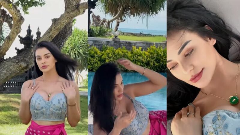 Cekricek.id - Para wanita saja suka melihat penampilan Nora Alexandra ketika hanya rebahan dengan mengenakan sebuah crop top terbuka