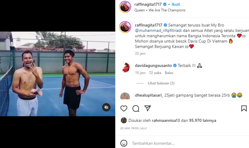 Ngasih Uang 25 Juta Kayak Rp25.000 Saja, Niat Raffi Ahmad Beri Semangat Temannya Emang Beda 2 Lampiran Gambar