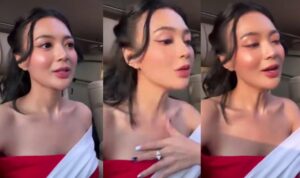 Cekricek.id – Wika Salim memamerkan kepiawaiannya dengan melantunkan sepenggal lirik lagu saat berada dalam perjalanan menggunakan mobil pribadi. Dengan diiringi musik gitar, dia meliuk-liukkan suaranya sembari menyanyikan lagu jaz yang bertajuk “Asmalibrasi” dengan gaya dangdut.