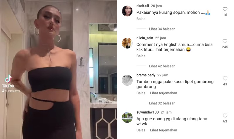 Agnez Mo Berani Pakai Dress Terbuka, Netizen: Kurang Sopan 2 Lampiran Gambar