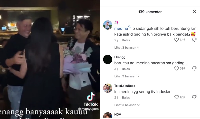 Cekricek.id, Berita Artis dan Berita Seleb - Pacar Baru Gading Marten Ulang Tahun, Kedatangan Ariel Noah Jadi Kejutan Spesial