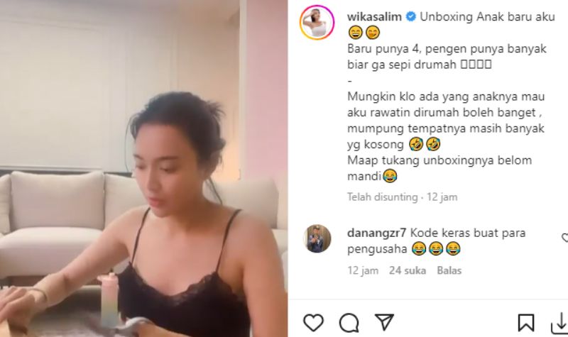 Padahal Baru Pacaran, Wika Salim Sudah Ngaku Punya ‘Anak 4’, Kok Bisa? 2 Lampiran Gambar