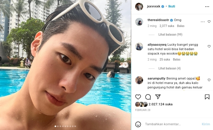 Dian Sastro Panik Karena Lee Jae Wook Pamer Foto Saat Main di Kolam Renang Jakarta 2 Lampiran Gambar