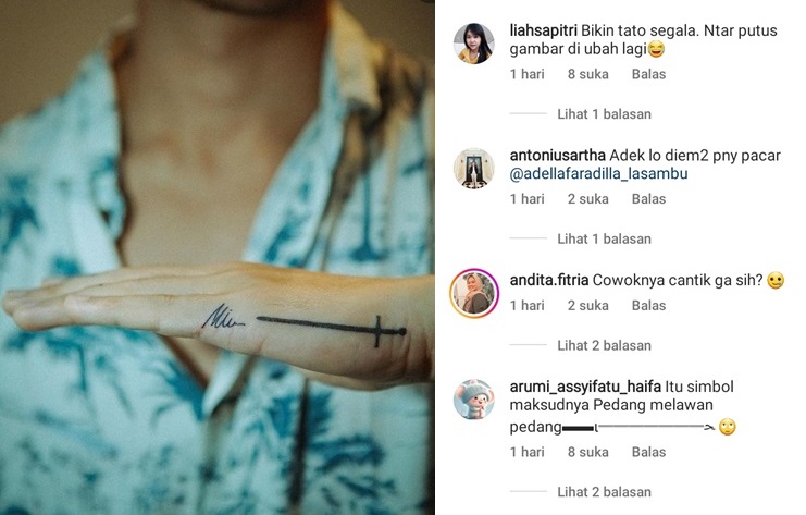 Millen Cyrus Pamer Tato Pedang di Tangan Kekasih, Netizen: Pedang vs Pedang 3 Lampiran Gambar