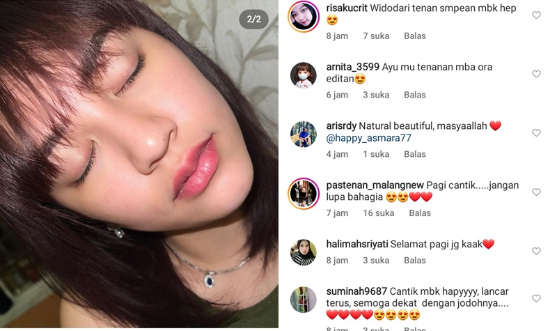 Intip Foto Happy Asmara Tanpa Make Up, Cantik Banget 2 Lampiran Gambar