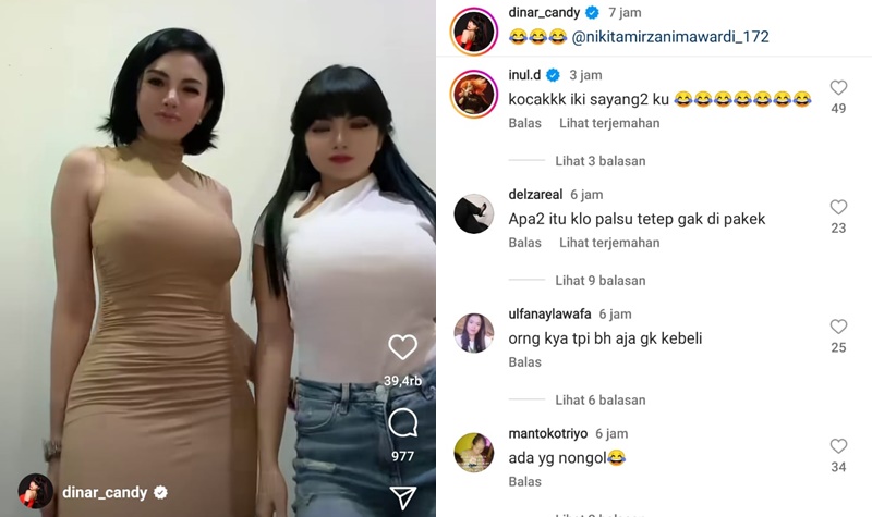 Nikita Mirzani dan Dinar Candy Adu 'Lato Lato', Mana yang Paling Besar? 2 Lampiran Gambar