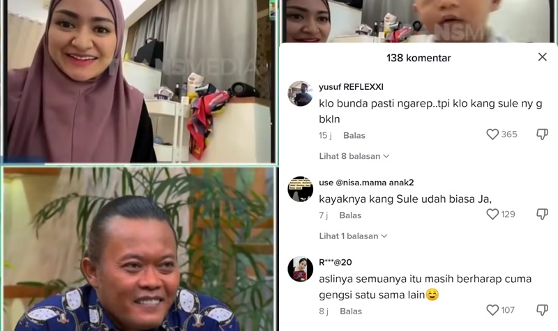 Nathalie Holscher Kasih Kode Rujuk, Sule: Gue Cuma Mau Ketemu Azam 2 Lampiran Gambar