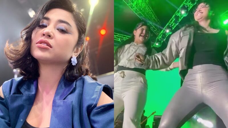 Cekricek.id, Berita Artis dan Berita Seleb - Dewi Perssik Goyang Aduhai di Atas Panggung, Outfit Ketatnya Jadi Sorotan