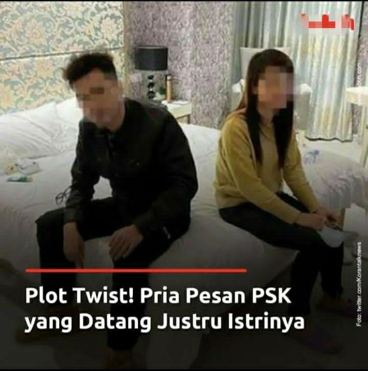 Cekricek.id, Berita Viral - Niat Pesan PSK, Pria Ini Kaget yang Datang Malah Istrinya