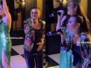 Aksi duet heboh penyanyi Bunga Citra Lestari dan Rossa di atas panggung behasil gemparkan penonton hingga menuai pujian warganet.