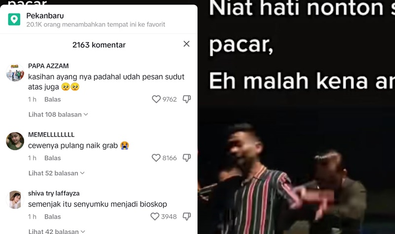 Viral, Pelaku Curi Motor Ditangkap di Bioskop Lagi Nonton Bareng Pacar 2 Seorang pria ditangkap polisi saat nonton bioskop bareng pacaar, diduga merupakan pelaku pencuri motor yang berada di Pekan Baru.
