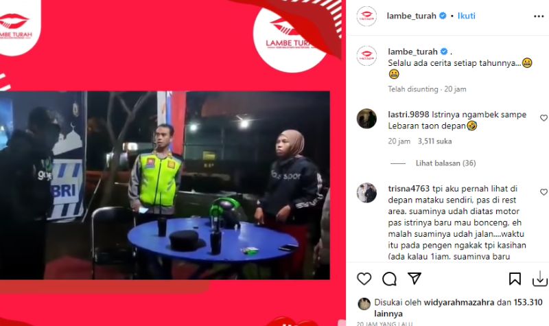 Semangat Mudik, Suami Ini Gak Sadar Istri Ketinggalan di Brebes Dari Jakarta Menuju Kediri 2 Cekricek.id, Berita Viral - Ada banyak cerita unik dan menarik dari sejumlah kisah mudik demi menyongsong lebaran bersama keluarga tercinta.