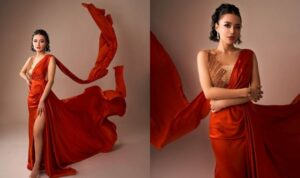 Cekricek.id, Berita Seleb dan Berita Artis – Wika Salim tampil beda dalam pemotretan terbarunya. Tampilan rambut curly dan gaun merah yang lengkap dengan selendangnya itu membuat penyanyi dangdut cantik tersebut mendapat julukan bidadari oleh para penggemarnya.