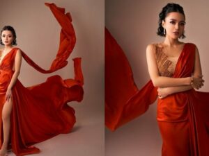 Cekricek.id, Berita Seleb dan Berita Artis – Wika Salim tampil beda dalam pemotretan terbarunya. Tampilan rambut curly dan gaun merah yang lengkap dengan selendangnya itu membuat penyanyi dangdut cantik tersebut mendapat julukan bidadari oleh para penggemarnya.