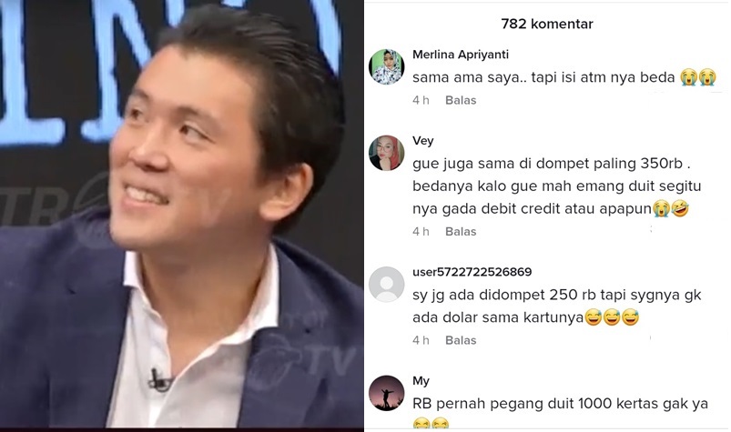 Punya Harta Berlimpah, Reino Barack Ternyata Cuma Bawa Uang Rp50 Ribu di Dompet 2 Lampiran Gambar