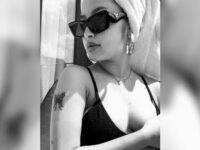 Cekricek.id, Berita Artis dan Berita Seleb - Jennifer Coppen menuliskan janji akan merawat anak sebaik-baiknya saat memamerkan perut buncit