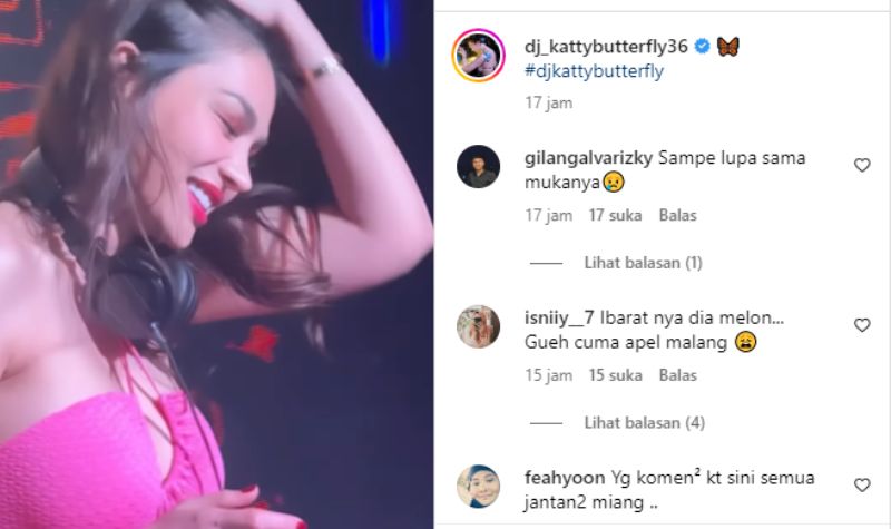 Cekricek.id, Berita Artis dan Berita Seleb - Nama DJ Katty Butterfly semakin jadi bahan pembicaraan karena tampilannya yang semakin ho