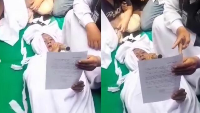 Cekricek.id, Berita Viral - Seorang pria terlihat rela melakukan sumpah pocong untuk membuktikan fitnah yang tidak benar kepadanya