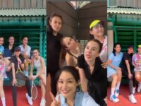 Cekricek.id, Berita Artis dan Berita Seleb - Artis cantik Titi Kamal bersama gengnya, juga ada sosok Wulan Guritno bagikan momen saat olahraga.