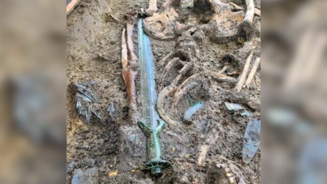 Pedang Perunggu Berusia 3.000 Tahun Ditemukan di Jerman Selatan