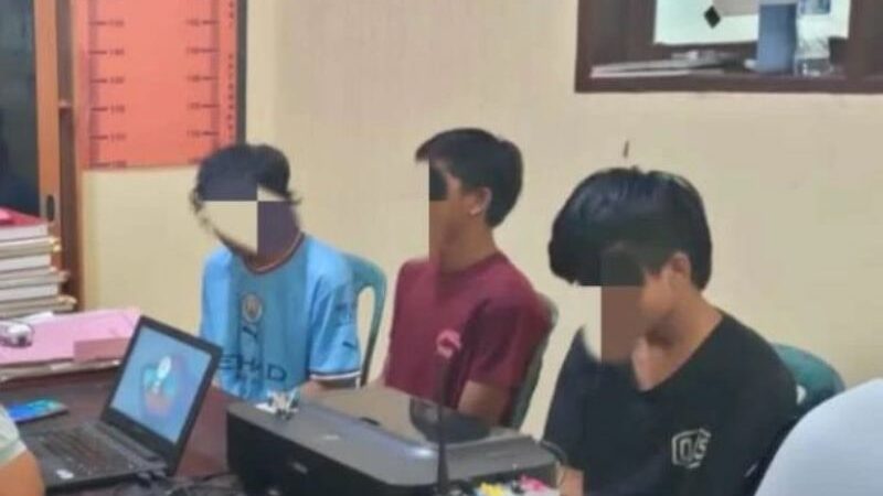 Polisi Tangkap 3 Remaja Pelaku Pencurian Body Set Motor