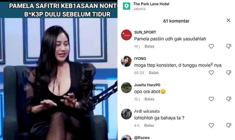 Pamela Safitri Kebiasaan Nonton Film Dewasa Dulu Sebelum Tidur 2 Lampiran Gambar