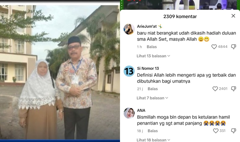 20 Tahun Nantikan Anak, Calon Jamaah Haji Batal Berangkat karena Positif Hamil 2 Lampiran Gambar