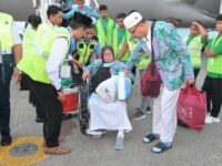 Kedatangan Kloter Pertama Jemaah Haji di Bandara Minangkabau Berjalan Lancar dan Aman, Taergetkan 100% On Time Performance