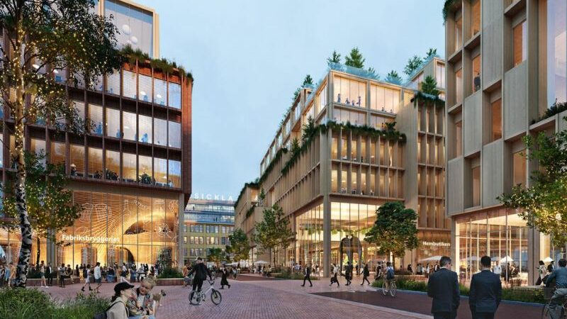 Stockholm Wood City: Proyek Konstruksi Perkotaan Terbesar di Dunia dari Kayu