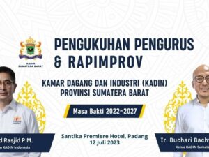 Kadin Sumatera Barat Dikukuhkan, Fokus Diskusi Pembangunan Ekonomi dan UMKM