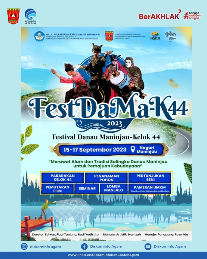 Sambut Keriuhan FestDaMa-K44 2023: Sinergi Budaya dan Alam di Tepian Danau Maninjau 2 Lampiran Gambar