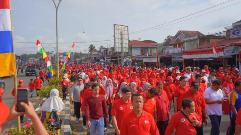 Perayaan HUT RI ke 78 di Dharmasraya: Jalan Santai Penuh Kejutan dan Hadiah Menarik!