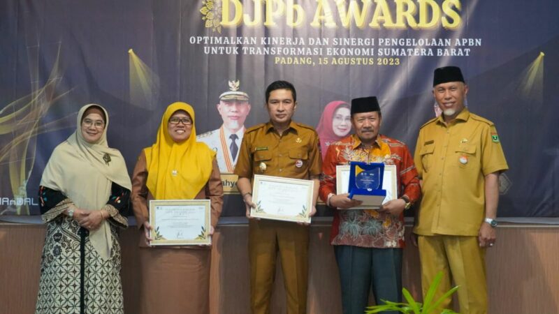 Pemko Padang Raih Penghargaan Pengelolaan Keuangan Terefektif dari DJPb Sumbar 2023