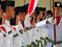 67 Pelajar Dikukuhkan Sebagai Paskibra Kabupaten Solok Selatan 2023