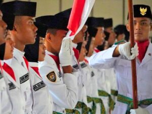 67 Pelajar Dikukuhkan Sebagai Paskibra Kabupaten Solok Selatan 2023
