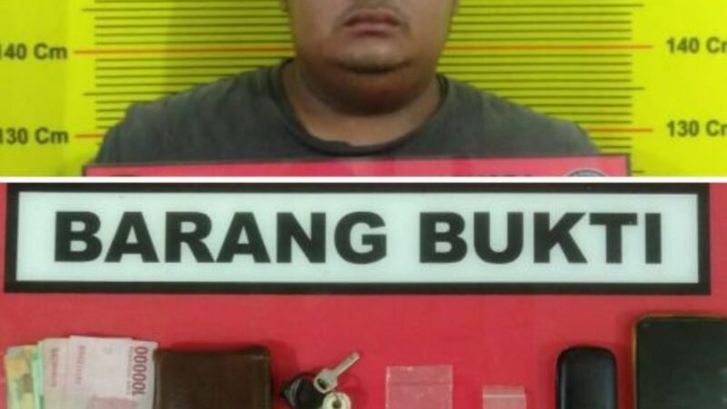 Kedapatan Bawa Sabu, Pria Muda 23 Tahun Diringkus Polisi di Muara Panas, Solok