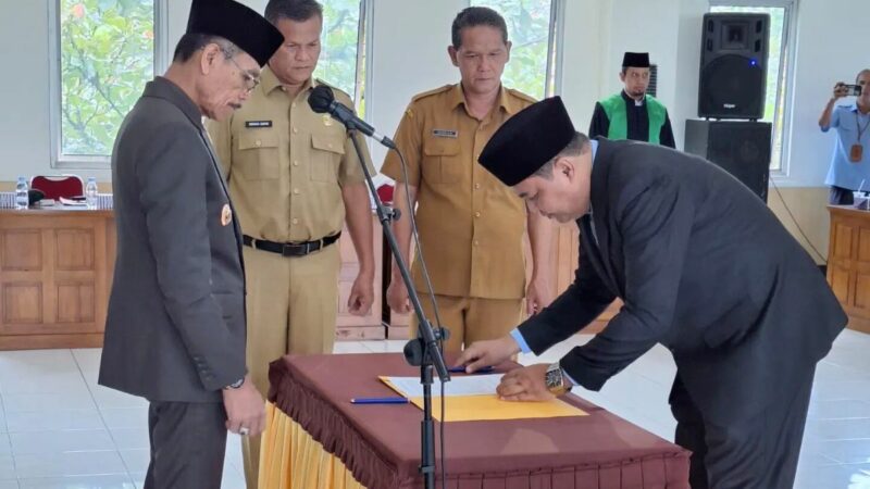 Nofrizen Resmi Menahkodai Perumda Air Minum Tirta Luak Nan Bungsu 2023-2028