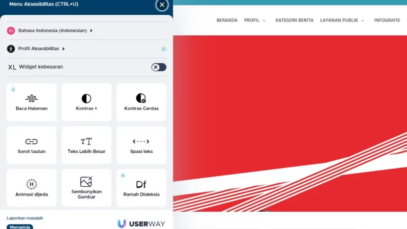 Website Kementerian Sosial Sediakan untuk Penyandang Disabilitas