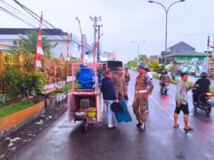 Kemacetan Akibat PKL di Jalan Aru Padang, Satpol PP Tindak Tegas